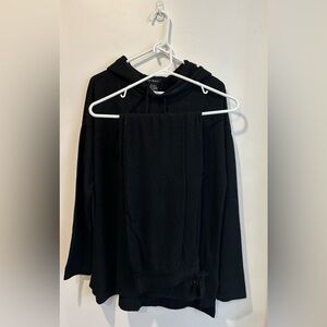 Max & Mia Black Sweater Set (Hoodie & Pant)